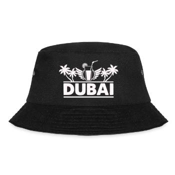 Dubai Palm Trees Drink Logo - Bucket Hat - black - Front - Lela (165cm)