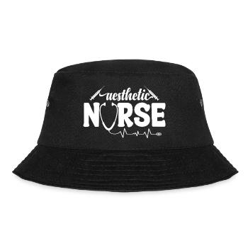  Aesthetic Nurse Med Spa Dermatology Botox - Bucket Hat - black - Front - Lela (165cm)
