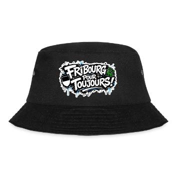 Fribourg pour toujours - Bucket Hat - Schwarz - Vorne - Lela (165cm)