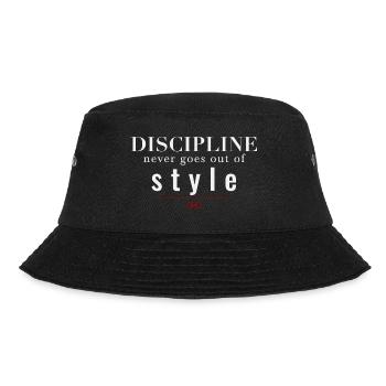 Discipline Never Goes Out Of Style - Bucket Hat - black - Front - Lela (165cm)