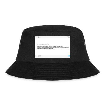 Das Wasser des Lebens - Bucket Hat - Schwarz - Vorne - Lela (165cm)