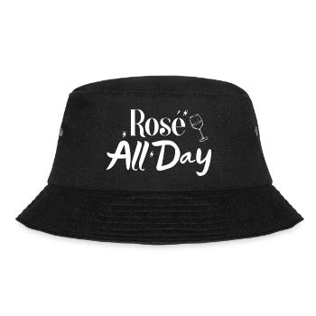 Rosé all day - Bucket Hat - black - Front - Lela (165cm)