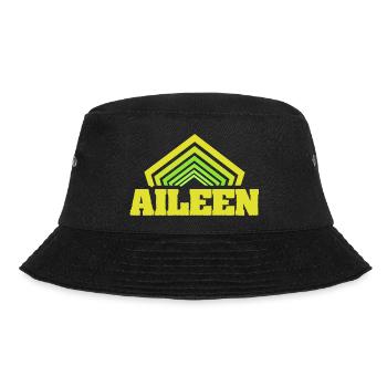 Frauenname Aileen - Bucket Hat - Schwarz - Vorne