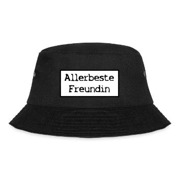 Allerbeste Freundin - Bucket Hat - Schwarz - Vorne - Lela (165cm)