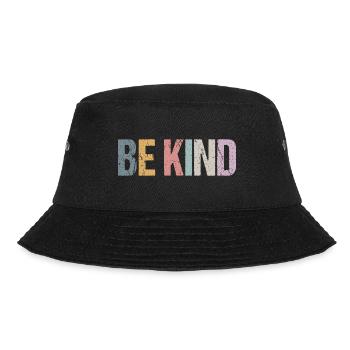 BE KIND - Bucket Hat - Schwarz - Vorne - Lela (165cm)