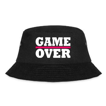 Game over - Bucket Hat - black - Front - Lela (165cm)