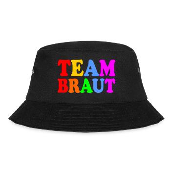 Team braut - Bucket Hat - Schwarz - Vorne - Lela (165cm)