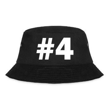 #4 - Bucket Hat - black - Front - Lela (165cm)