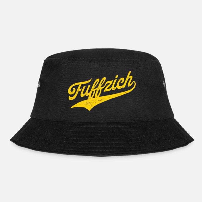 Fuffzich - Fünfzigster Geburtstag - Bucket Hat - Schwarz