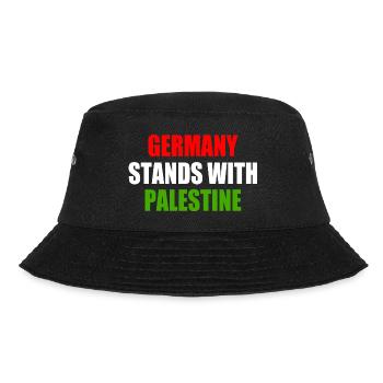 germany stands with palestine - Bucket Hat - black - Front - Lela (165cm)