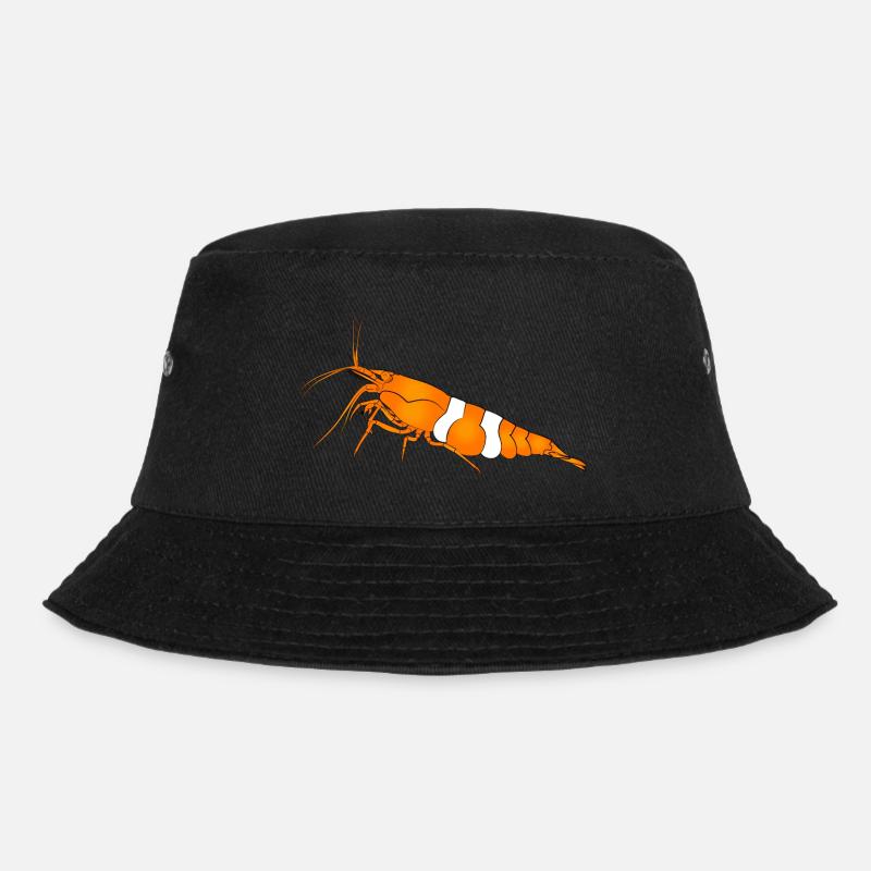 Garnele, shrimp Neocaridina davidi, Aquarium - Bucket Hat - Schwarz