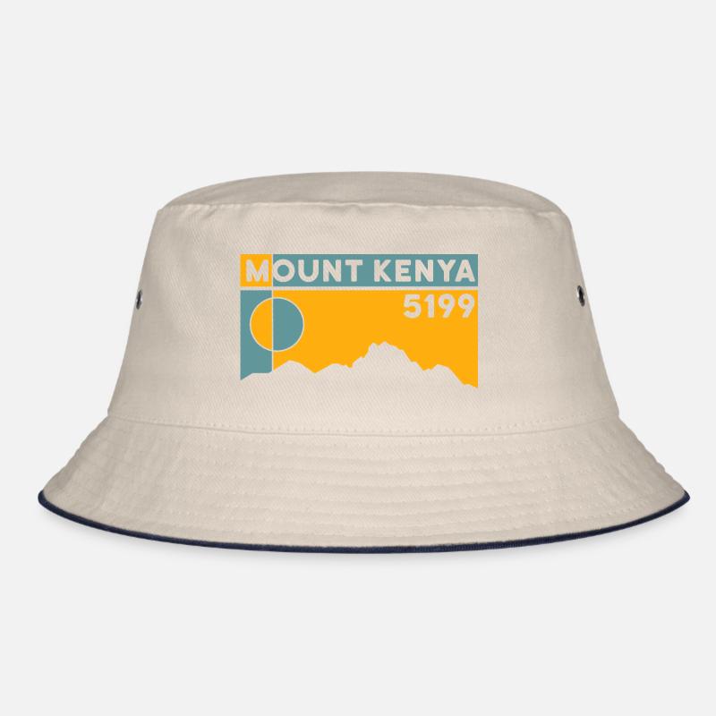 Mount Kenya Wanderung Trekking Klettern Geschenk Bucket Hat