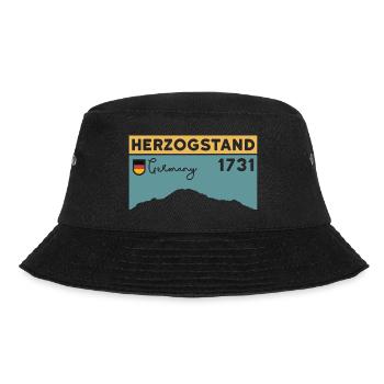 Herzogstand, Mountain, Hiking, Hike, Ridge Walk - Bucket Hat - black - Front - Lela (165cm)
