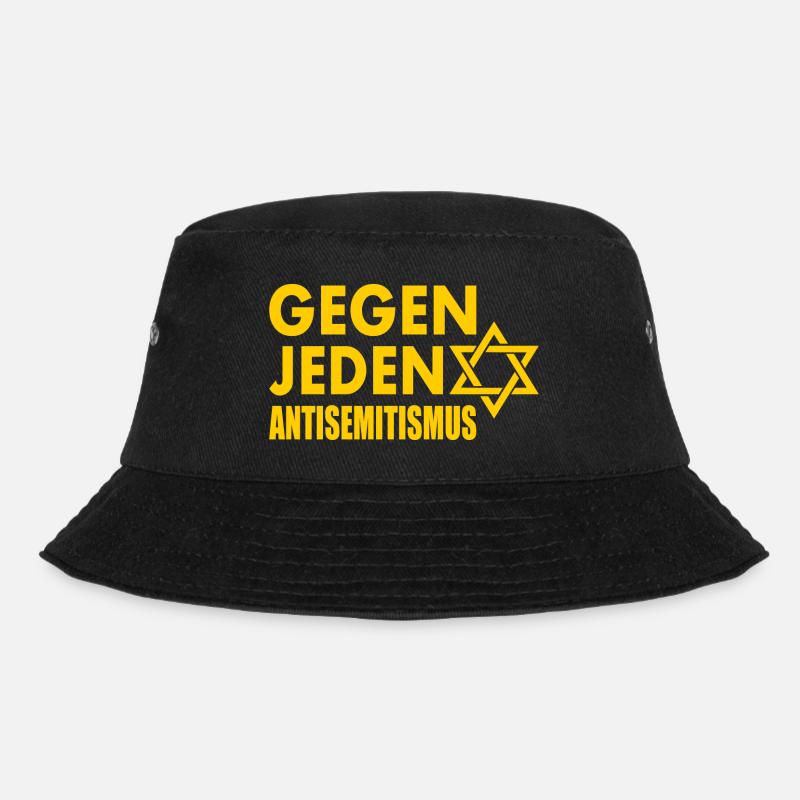 Gegen jeden antisemitismus - Bucket Hat - Schwarz