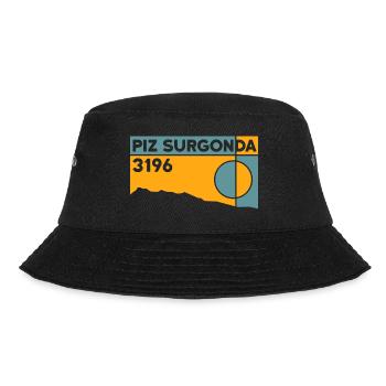 Piz Surgonda Wanderung Skitour Souvenir Gipfelbuch - Bucket Hat - Schwarz - Vorne - Lela (165cm)