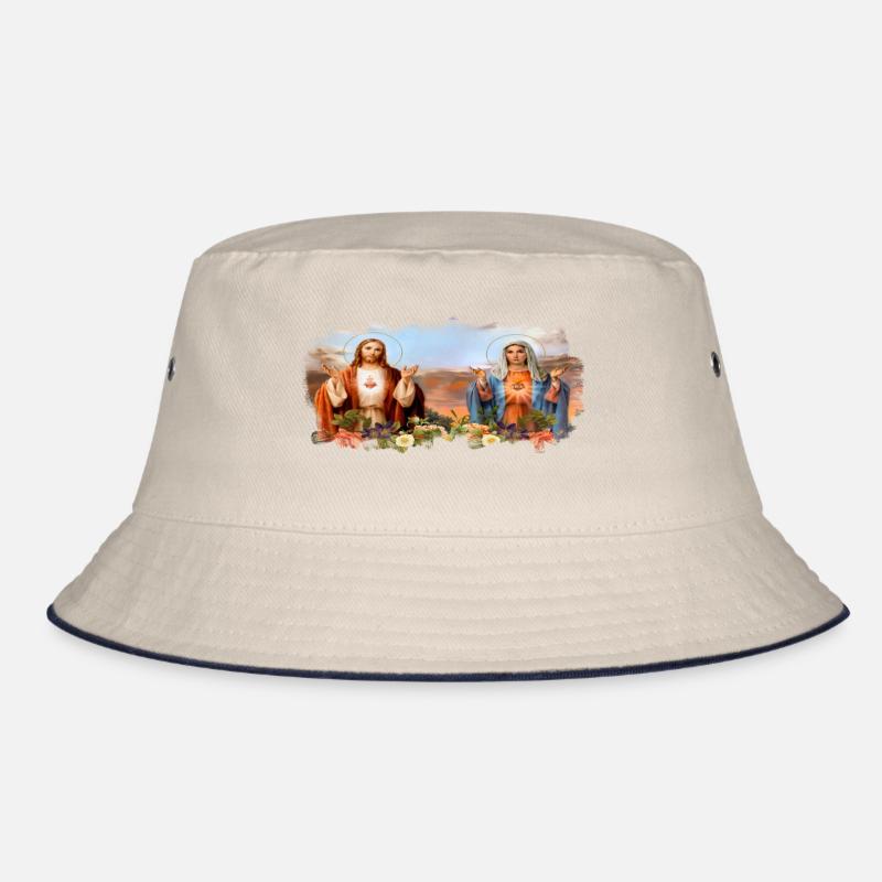 Jesus-Heilige Maria-Religion Bucket Hat