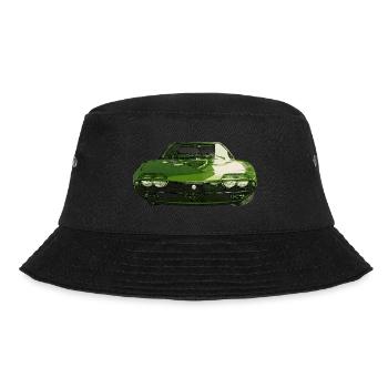 AR MONTREAL Illustration frontat – grün - Bucket Hat - Schwarz - Vorne - Lela (165cm)