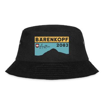 Bärenkopf Berg Allgäuer Alpen Vorarlberg Wandern - Bucket Hat - Schwarz - Vorne - Lela (165cm)