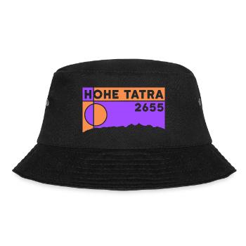 Hohe wandern Slowakei Andenken Geschenk - Bucket Hat - Schwarz - Vorne - Lela (165cm)
