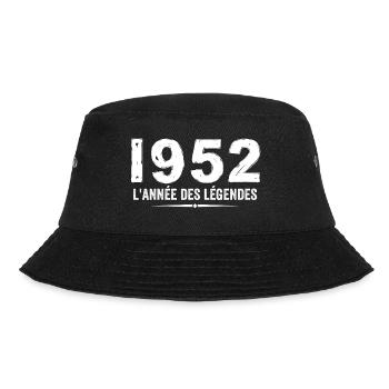 1952 année des legéndes - Cadeau Anniversaire 1952 - Bob - noir - Devant - Lela (165cm)