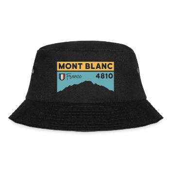 Tour du Mont Blanc 4810 Trekking Hiking TMB - Bucket Hat - black - Front - Lela (165cm)