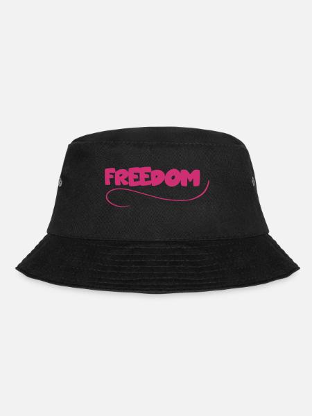 Freedom - Bucket Hat - Schwarz