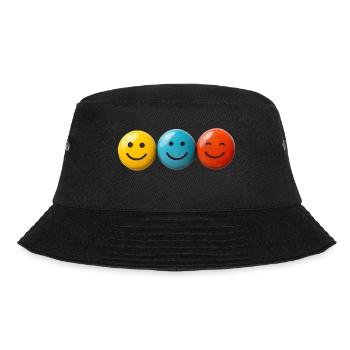 Happy T Shirts - Bucket Hat - black - Front - Lela (165cm)