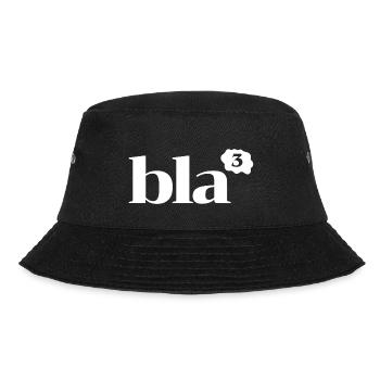 bla, bla, bla - Bucket Hat - Schwarz - Vorne - Lela (165cm)