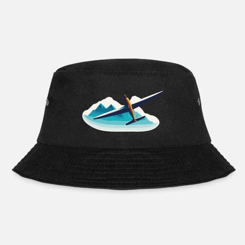 OrangeBluewings - Bucket Hat - black