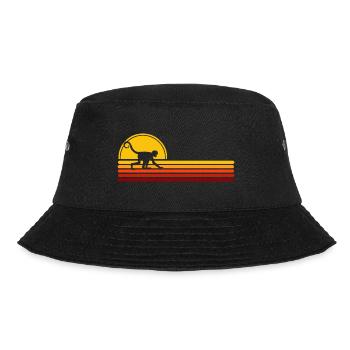 Affe - Bucket Hat - Schwarz - Vorne - Lela (165cm)