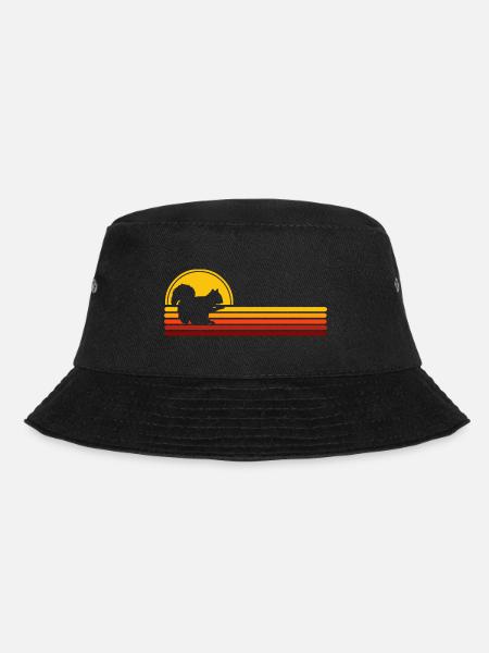 Eichhörnchen - Bucket Hat - Schwarz