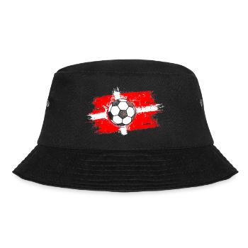 Football Denmark (Denmark) 02 - Bucket Hat - black - Front - Lela (165cm)