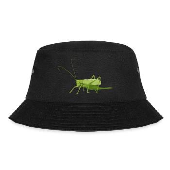 Heuschrecke - Bucket Hat - Schwarz - Vorne - Lela (165cm)