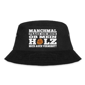 Wood - missing - Bucket Hat - black - Front - Lela (165cm)