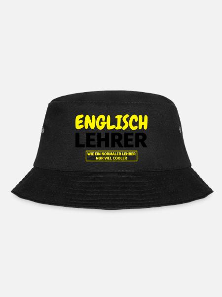 Englischlehrer Geschenk - Bucket Hat - Schwarz