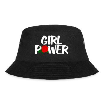 Typographie Girl Power Rose - Bob - noir - Devant - Lela (165cm)