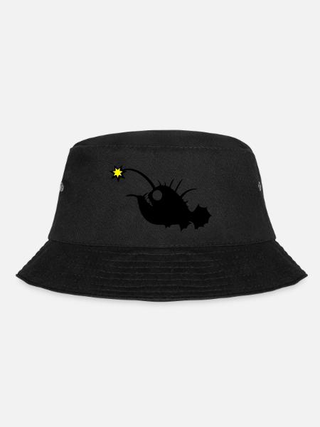 Anglerfisch - Bucket Hat - Schwarz