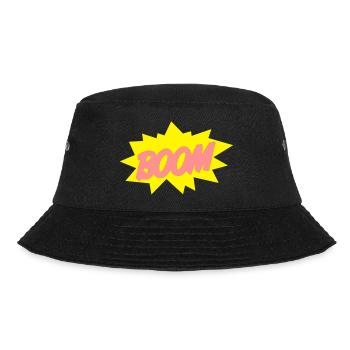 boom2 - Bucket Hat - Schwarz - Vorne - Lela (165cm)