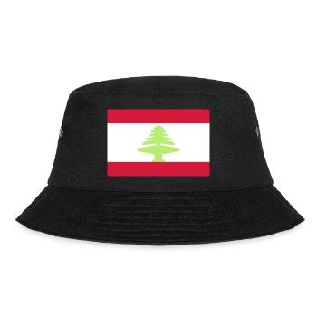 Lebanon T-shirt flag Flag - Bucket Hat - black - Front - Lela (165cm)