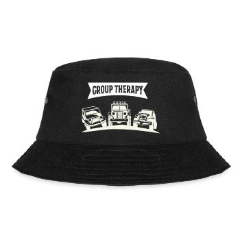 Lustiges Geländewagen Offroad Auto 4x4 Geschenk - Bucket Hat - Schwarz - Vorne - Lela (165cm)