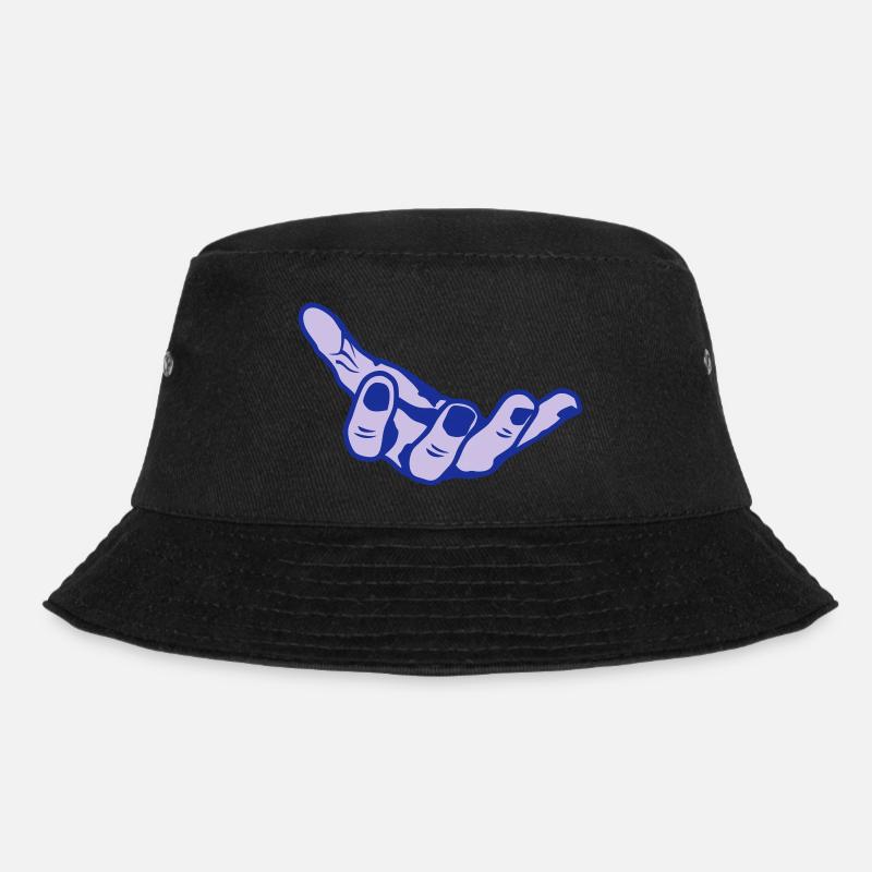 hand open hand open offene mano - Bucket Hat - black