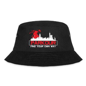 Parkour Freerunner Le Parcour - Bucket Hat - black - Front - Lela (165cm)