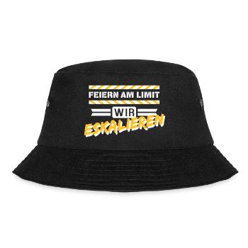 Feiern am Limit - Bucket Hat - Schwarz - Vorne - Lela (165cm)
