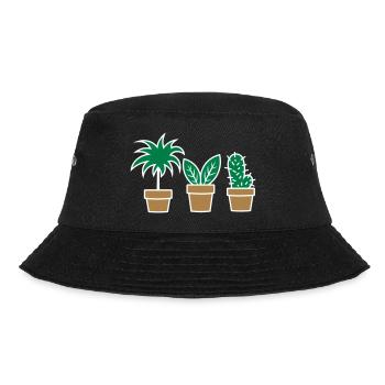 Indoor plants various plants - room plants - Bucket Hat - black - Front - Lela (165cm)