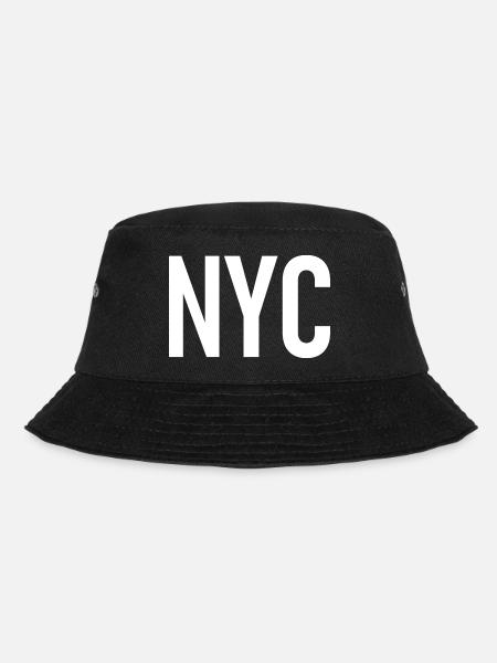 NYC - New York City - USA - Big Apple - Manhattan - Bucket Hat - black