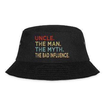 Uncle - The Man - The Myth - The Bad Influence - Bucket Hat - black - Front - Lela (165cm)