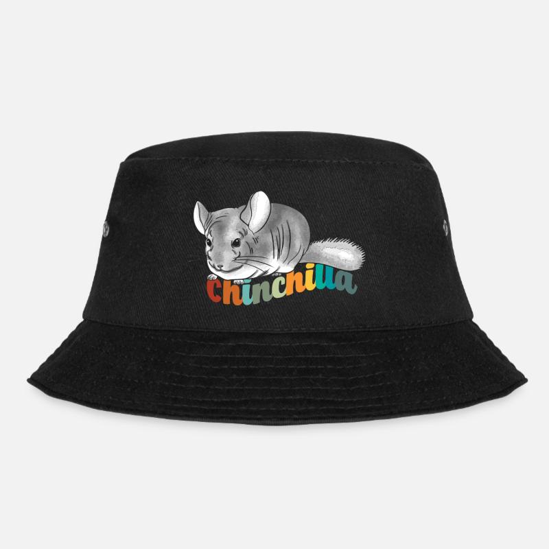 Chinchilla - Bucket Hat - Schwarz