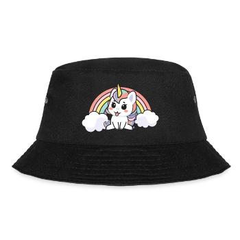 Süßes Einhorn - Bucket Hat - Schwarz - Vorne - Lela (165cm)