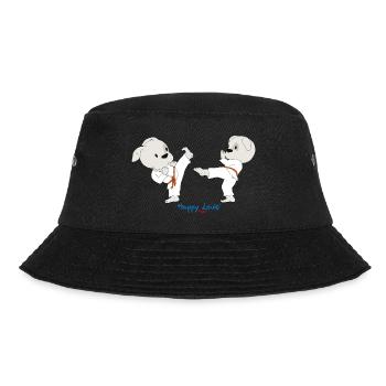 Happy Louis - KARATE DUO - Bucket Hat - black - Front - Lela (165cm)