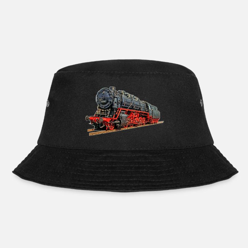 Dampflok 43 001 - Bucket Hat - Schwarz